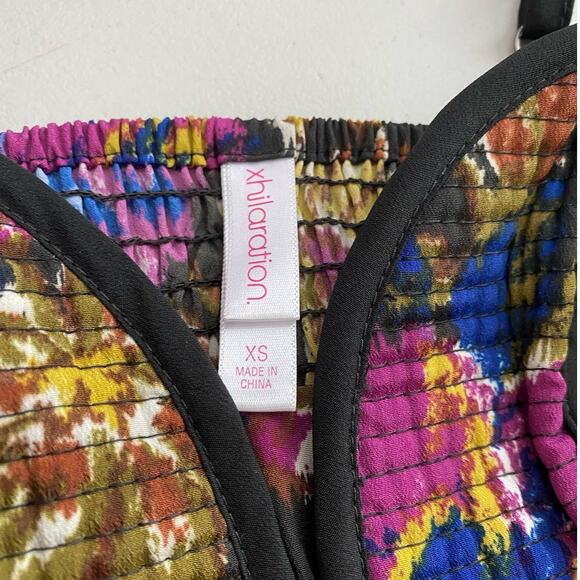 Xhilaration Corset Top Floral Mini Dress - XS EUC - Picture 7 of 11